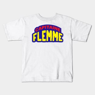 Capitaine flemme super héros Kids T-Shirt